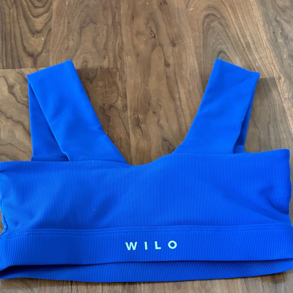 NEW Wilo the Label Blue Sports Bra - Picture 6 of 6